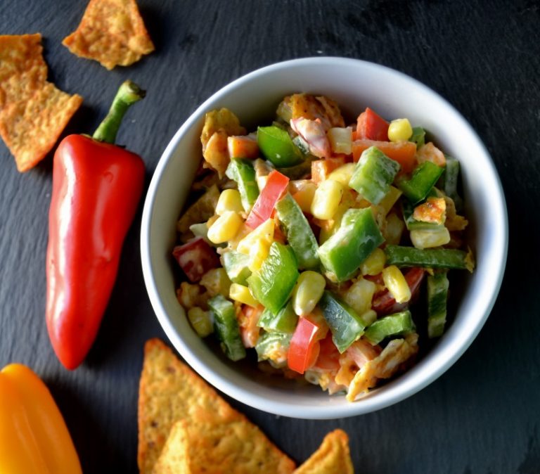 Corn Nacho Salad ~ Recipe – Apron Free Cooking