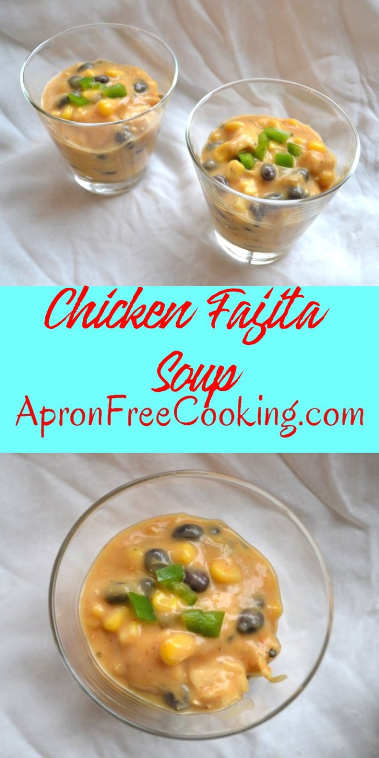 Chicken Fajita Soup – Apron Free Cooking