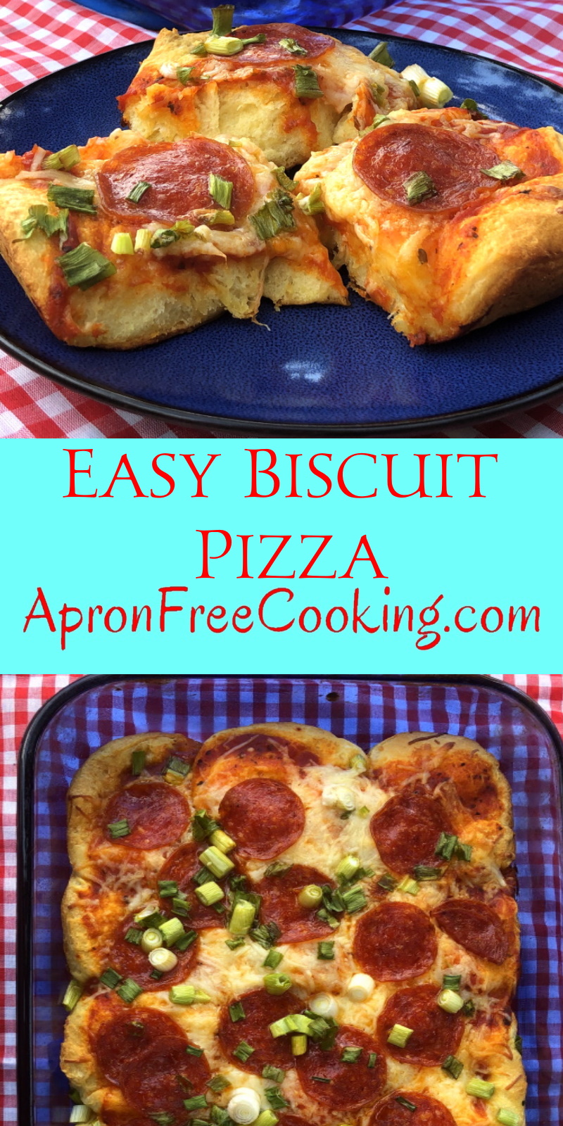 Easy Biscuit Pizza Recipe – Apron Free Cooking